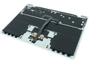 Tapa superior plateada con batería y teclado ANSI US para MacBook Air 13 A2681 M2 2022, pieza de repuesto OEM.