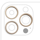Anillo protector de cámara dorado para iPhone 14 Pro/Max, paquete de 30 piezas, repuesto para A2650, A2651.