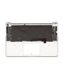 Tapa superior plateada refurbished para MacBook Pro 15" Retina A1398 (2013-2014) con teclado ANSI US y micrófono integrado.