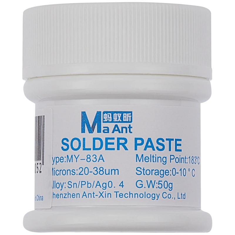 Encuentra la pasta de soldar MaAnt 183°C plata con plomo en Xela, Quetzaltenango.