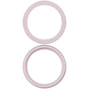 Pack de 10 aros de bezel Soft Pink para cámara trasera de iPhone 17e, repuesto A3575.