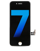 Pantalla LCD para iPhone 7 con placa de acero (Negro)5