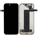 Pantalla original iPhone Air usada con cable flex de sensor de luz, ideal para reparación de display.