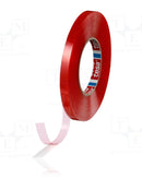 Cinta poliester roja doble cara (4MM X 25M) (Modelo Tesa