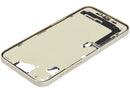 Chasis medio iPhone 15 Plus US m-A2847 USADA con puerto de carga flex y pequeñas partes para reparación.