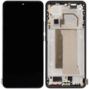 Pantalla OLED negra refurbished con marco para Xiaomi 13T, 13T Pro y Redmi K60 Ultra, ideal para reparación de display.