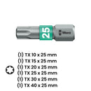 Juego de herramientas Wera Tool-Check PLUS 2 de 39 piezas con carraca, vasos y puntas de 1/4 pulgada.