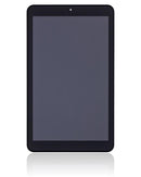 Pantalla LCD con marco para Samsung Galaxy Tab A 8.0" (T387) (Reacondicionado) (Negro)
