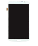 Pantalla LCD blanca refurbished para Samsung Galaxy Mega 6.3, lista para reparación de display sin marco.