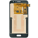 Pantalla original Samsung Galaxy J1 (J120) dorada, repuesto para reparación de display LCD.
