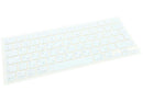 Kit de teclas plateadas con caracteres hebreos para MacBook Neo 13" A3404, repuesto de teclado Apple.