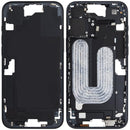 Chasis medio negro con botones de encendido y volumen para iPhone 16 Plus, disponible en Xela Quetzaltenango.