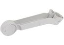 Cubierta de brazo trasero izquierdo usada para DJI Mavic Mini, color gris oscuro, con marcas de uso.