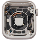 Carcasa trasera de aluminio Starlight para Apple Watch SE 3rd Gen 40mm, usada, ideal para reparación o repuesto.