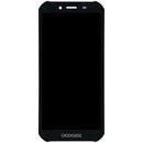Pantalla LCD negra original para Doogee S40, repuesto sin marco, ideal para reparación de display roto.