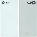 Tapa trasera de cristal blanca para Sony Xperia X Compact F5321, repuesto para reparación.