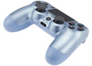 Control alámbrico DoubleShock 4 Titanium Blue para PlayStation 4 con cable USB.