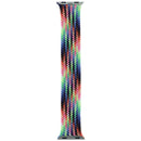 Correa Braided Solo Loop Pride Edition original Apple Watch, tejida multicolor, sin hebillas, talla 8 mediana, para modelos 38mm-42mm.