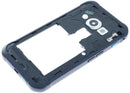 Tapa intermedia negra para Samsung Galaxy Xcover 3 (G388), repuesto de frame para reparación de pantalla.