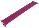 Correa Braided Solo Loop original para Apple Watch en color magenta vibrante, talla 8 (Medium), compatible con 44mm, 45mm, 46mm y 49mm.