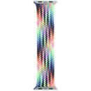 Correa Apple Braided Solo Loop Pride Edition de 44-49mm, talla 2 pequeña, con trenzado multicolor vibrante para Apple Watch.