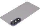 Tapa trasera de vidrio gris para Samsung Galaxy A57 5G (A576) con lente de cámara, repuesto Aftermarket Plus.