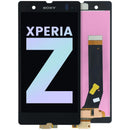 Pantalla LCD original OEM negra para Sony Xperia Z (C6602, C6603), sin marco, repuesto para reparación de display.