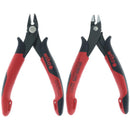 Cortador diagonal electrónico Wiha 56818, full flush, con cabeza angulada 21° para corte preciso de cables.