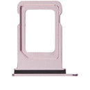 Bandeja SIM individual rosa suave para iPhone 17e, repuesto original Apple, fácil cambio de SIM.