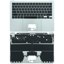 Tapa superior plateada con teclado ANSI US para MacBook Air 13 A2681 (2022) refurbished, repuesto.