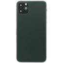 Tapa trasera Midnight Green para iPhone 11 Pro Max (A2161) con puerto de carga y flex OEM.