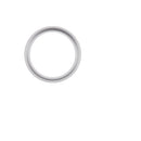 Aro de bezel de cámara trasera blanco para iPhone 16e/17e, paquete de 10, repuesto para reparación.