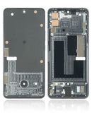LCD-Frame ZTE Axon 30 Pro 5G negro, repuesto de pantalla A2022 para reparación de display roto.