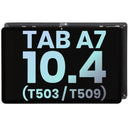 Pantalla original Samsung Galaxy Tab A7 10.4" (T503/T509) negra, pieza de repuesto para reparación.