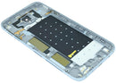 Tapa trasera original plateada para Samsung Galaxy J7 Pro (J730 / 2017), repuesto para reparación.