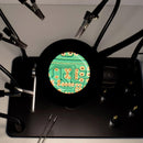 Soporte PCB magnético Helping Hands con lámpara LED 3X, brazo para pistola de aire caliente y base extragrande.