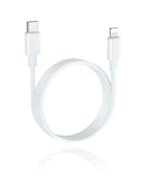 Cable USB C a Lightning de 3 ft MFI certificado para iPhone / iPad / iPod - Paquete de 50