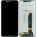 Pantalla original negra Nokia 5.1 Plus (X5) TA-1102, display LCD para reparación de pantalla rota.