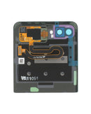 Encuentra pantallas externas OLED usadas de Samsung Galaxy Z Flip 4G y 5G en Xela Quetzaltenango para reparaciones con marco en Mirror Purple.