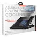 HYPERGEAR UPRITE AIR BASE DE ENFRIAMIENTO PARA LAPTOP NEGRO