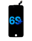 Pantalla LCD para iPhone 6S Plus con placa de acero (Negro)5