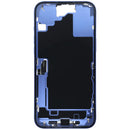 Chasis medio iPhone 16 Plus Ultramarine usado, con puerto de carga flex y pequeñas partes.