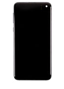 Pantalla OLED rosa para Samsung Galaxy S10e con marco, pieza de repuesto para reparación.