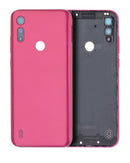 Encuentra la tapa trasera rosa compatible para Motorola Moto E6i en Quetzaltenango.