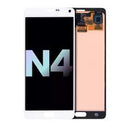 Reparación de pantalla OLED para Samsung Galaxy Note 4 en Quetzaltenango con servicio de paquete de garantía en color blanco.