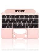 Tapa superior Rose Gold con teclado ANSI US y micrófono para MacBook 12" A1534 (2016-2017) usada, repuesto.
