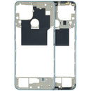 Chasis intermedio genuino azul para OPPO A15 CPH2185, pieza de repuesto para reparación.