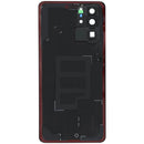 Tapa trasera original Huawei P30 Pro negra, repuesto para reparación, incluye lentes de cámara.