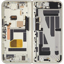 Pantalla OLED interna refurbished Google Pixel 10 Pro Fold Jade con marco, lista para reparación de display.