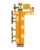 Cable flex de botones de encendido y volumen compatible con Sony Xperia Z3 disponible para reparaciones en Quetzaltenango.